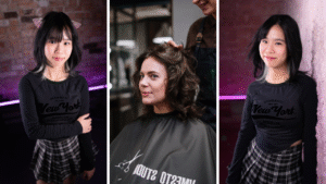Kitty Cut Black Hair