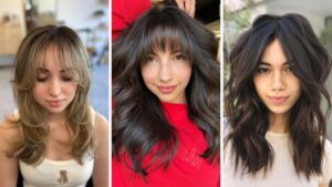 Kitty Cut Hair With Bangs